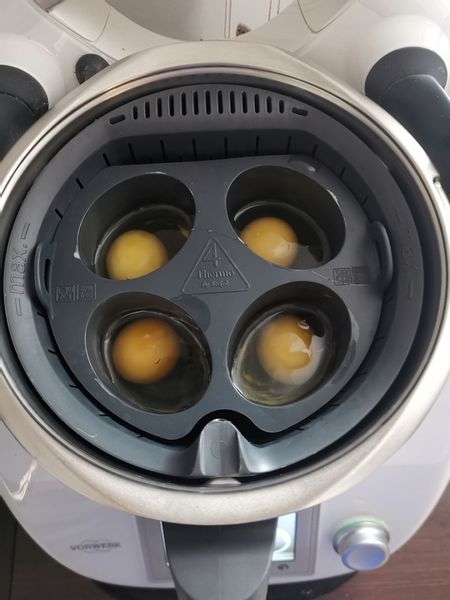 Nasadka odprowadzająca parę do Thermomix TM5 TM6 +pokrywa +wkładka do jajek zdjęcie 2