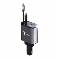 ŁADOWARKA SAMOCHODOWA T-PHOX FLEXIT 4W1 86W SZARA
