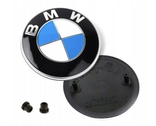 BMW ZNACZEK LOGO ZAMIENNIK PRZÓD TYŁ KOMPLET 82mm74mm E46 E60 E90 F10 F30X5 na Arena.pl