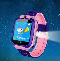 Smartwatch Różowy (GPS,Lokalizator,APARAT) + SŁUCHAWKI LED KOCIE USZY