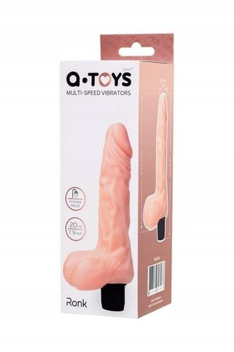 a toys, realistic multi speed vibrator,, tpe, vibration modes, 14cm na Arena.pl