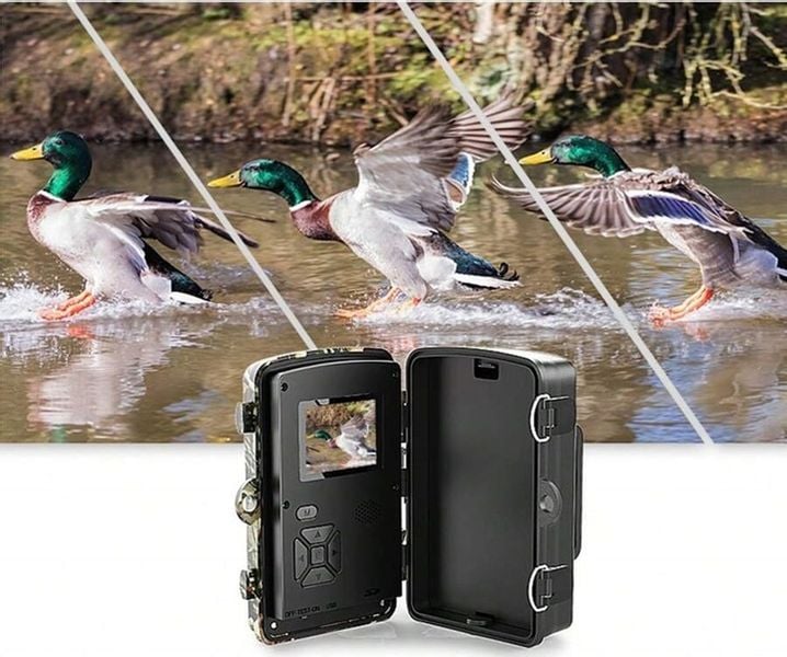 FOTOPUŁAPKA KAMERA LEŚNA MYŚLIWSKA FULL HD POLSKIE MENU TRYB NOCNY zdjęcie 3