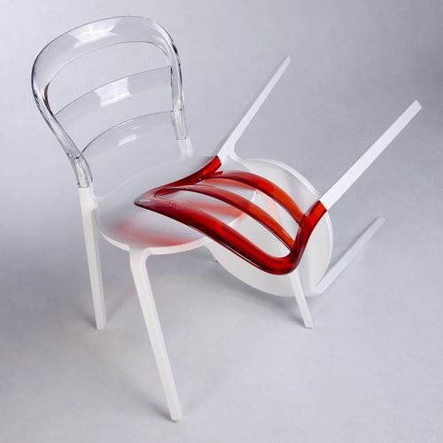 Krzesło CARMEN transparentne na Arena.pl