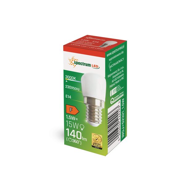 LED Tablicowe 230V 1,5W E-14 WW SPECTRUM zdjęcie 2