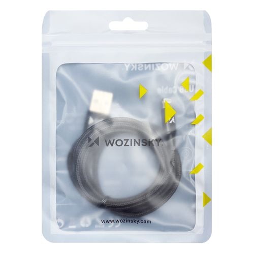 kabel przewód usb iphone lightning 2.4a 1m czarny na Arena.pl