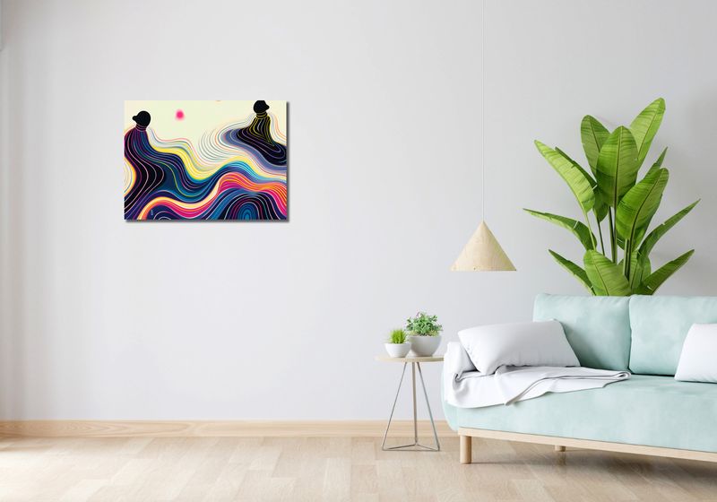 Obraz 70x50cm Wodnista Tafla zdjęcie 2