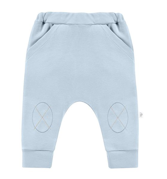 Spodnie basic błękitne 92 zdjęcie 1