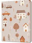 Obraz 50x70cm Wzory dla Dzieci, Dziewczynki i Chłopca - Osiedle