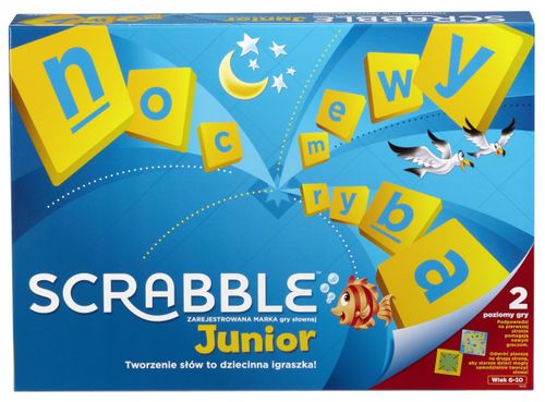 Scrabble Junior. Mattel. Y9735 na Arena.pl