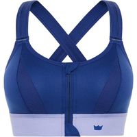 BIUSTONOSZ SPORTOWY SHEFIT NIEBIESKI REGULOWANY ĆWICZENIA SIŁOWNIA GYM R.XL