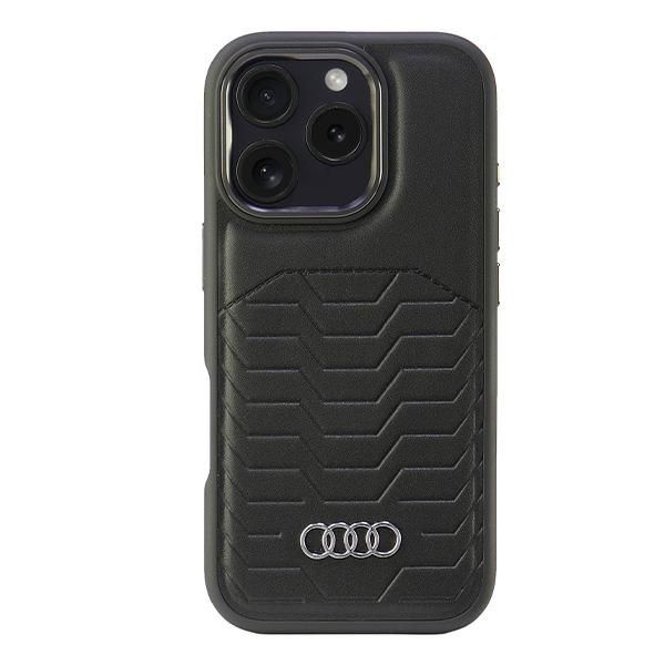 Etui Audi do iPhone 16 Pro, Czarny, MagSafe zdjęcie 1