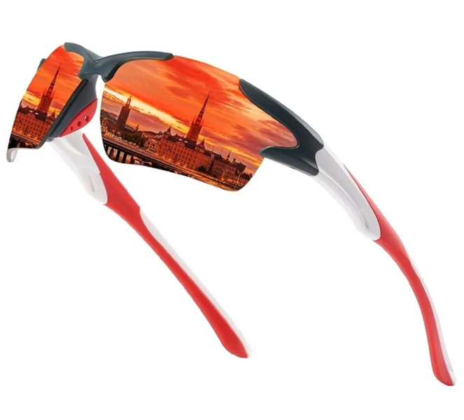 Sportowe okulary rowerowe do jazdy lustrzanki damskie męskie zdjęcie 4