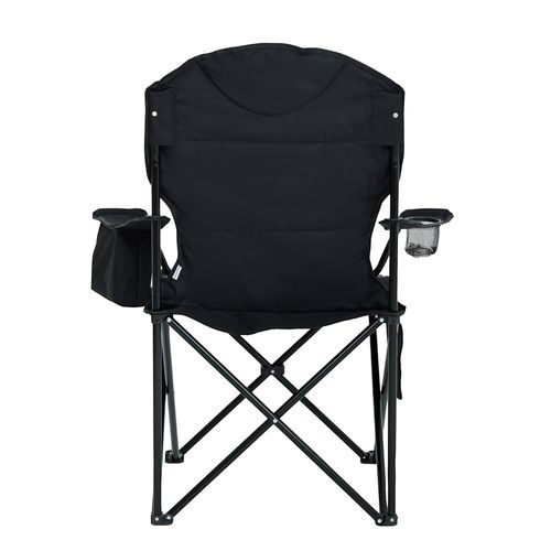 Fotel turystyczny FOTYN składany Czarno - Szary na Arena.pl