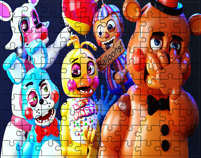 Puzzle FNAF Five Nights at Freddy's zdjęcie 1