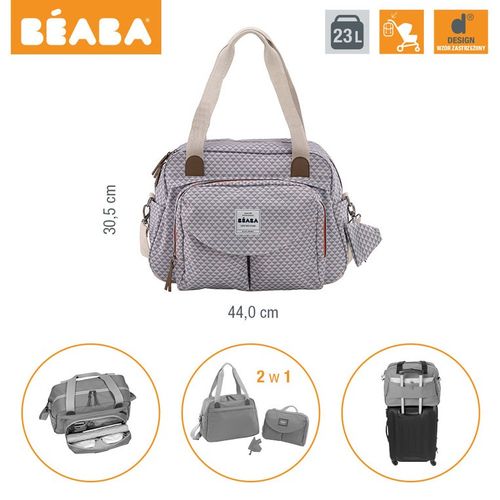 Beaba Torba dla mamy Geneva SMART COLORS grey na Arena.pl