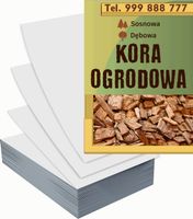 Ulotki A5 reklamowe firmowe 5000szt projekt w cenie KORA OGRODOWA