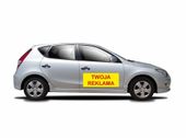 Reklama magnetyczna magnes na samochód folia auto + projekt