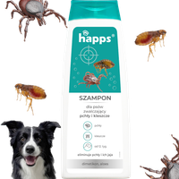 HAPPS - szampon dla psów na pchły i kleszcze 250ml
