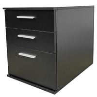 Kontener Jowisz Czarny 3 szuflady MebleKreator