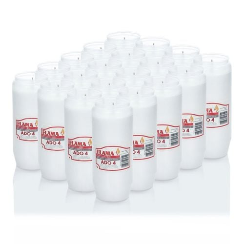 Wkłady do zniczy Olejowe - 4 dni - 96h- FLAMA 20 szt. na Arena.pl