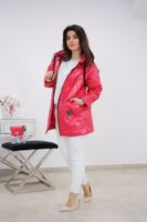 Fuksjowa Lekka Kurtka Pikowana Damska z Kapturem 50