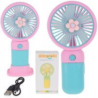 WIATRAK MOBILNY WENTYLATOR USB RĘCZNY MINI PRZENOŚNY MOCNY