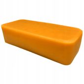 Wosk pszczeli naturalny do świeczek, czysty POLSKI 1 kg sztabka Pali Się