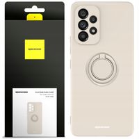ETUI SILIKONOWE SPACECASE RING CASE OBUDOWA DO GALAXY A53 5G + SZKŁO