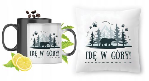 Misie Zestaw Kubek Magiczny + Poduszka Z Nadrukiem Ze Zdjęciem na Arena.pl