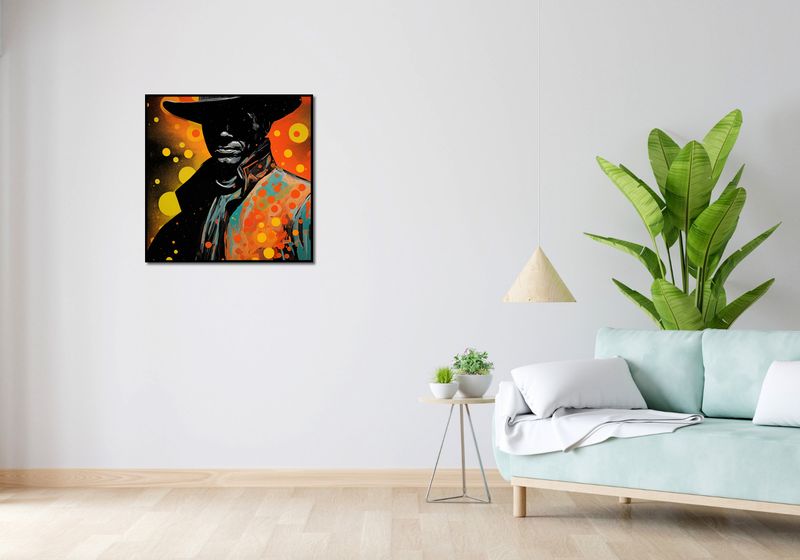 Plakat 70x70cm Kowboj Kosmosu zdjęcie 4