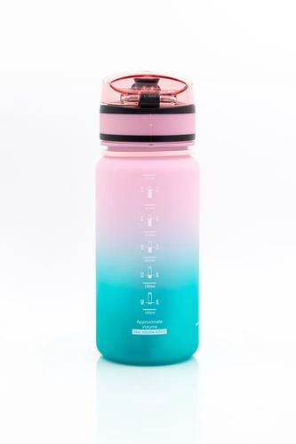 Bidon na wodę dla dziewczynki 350 ml różowo-turkusowy BPA Free na Arena.pl