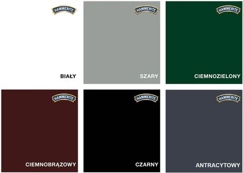 HAMMERITE Farba do metalu bezpośrednio na rdzę 0,7L WSZYSTKIE KOLORY na Arena.pl