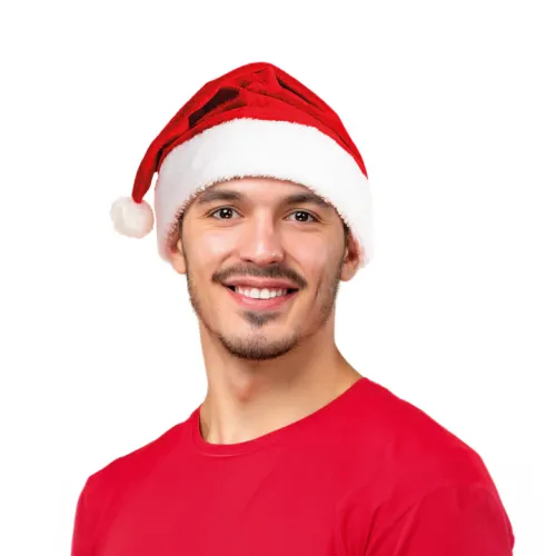 Czapka Mikołaja pluszowa 56cm na Arena.pl