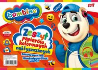 zeszyt papierów kolorowych nabłyszczany a4 10k bambino