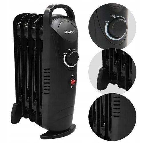 GRZEJNIK ELEKTRYCZNY 500 WATT OLEJOWY 5 ŻEBEREK TERMOSTAT ŻEBERKOWY OLEJAK na Arena.pl