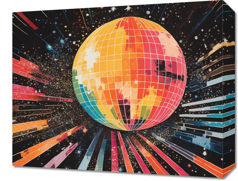 Obraz 50x40cm Disco Gra! zdjęcie 1