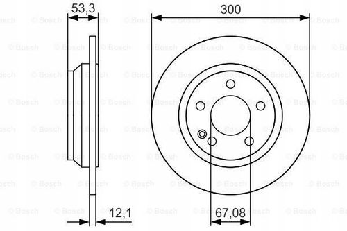 TARCZA HAM TYL 300X12 P BOSCH na Arena.pl