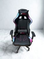 FOTEL GAMINGOWY OBROTOWY Z KOLOROWYMI DODATKAMI F4