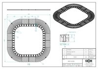 KRATA OCHRONNA DRZEW OKRĄGŁA 185x185 MALOWANA