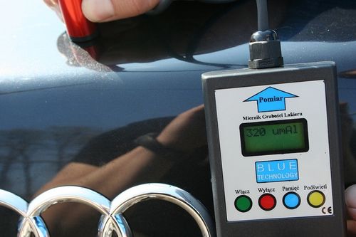 Miernik grubości lakieru Czujnik Tester MGR-10-S-AL Stal, Alu. Sonda Płaska na Arena.pl