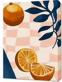 Obraz 50x70cm Nowoczesny Owoce I Pomarańcze I Pop Art Vintage do Salonu