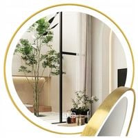 LUSTRO ŁAZIENKOWE LED 60 CM OKRĄGŁE PODŚWIETLANE DOTYKOWE BEZ PARY 3