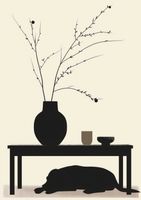 Plakat 21x29,7cm Wypocznij Psino