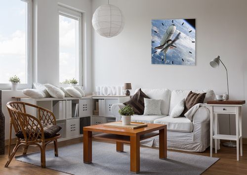 Zegar Ścienny - Sputnik Orbita - 60X60 Cm - C3Ac60X60-0496 na Arena.pl