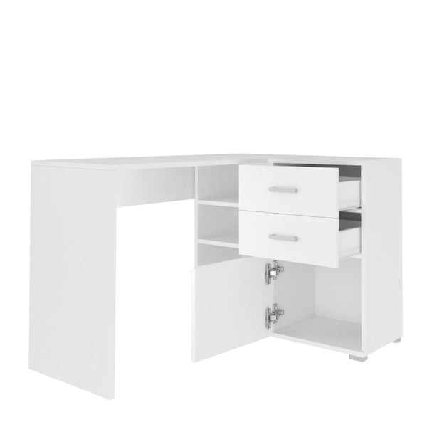 Biurko narożne ABS N4 białe zdjęcie 16