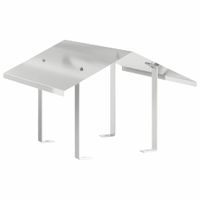 Kurtka kominkowa Srebrny 50 x 50 x 37 cm Stal nierdzewna