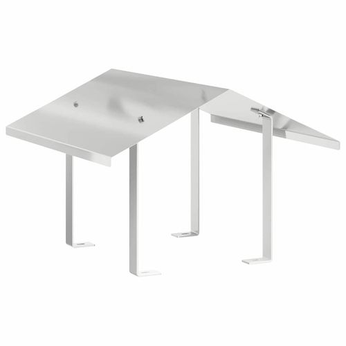 Kurtka kominkowa Srebrny 50 x 50 x 37 cm Stal nierdzewna na Arena.pl