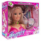 GŁOWA DO STYLIZACJI CZESANIA MAKIJAŻU + AKCESORIA