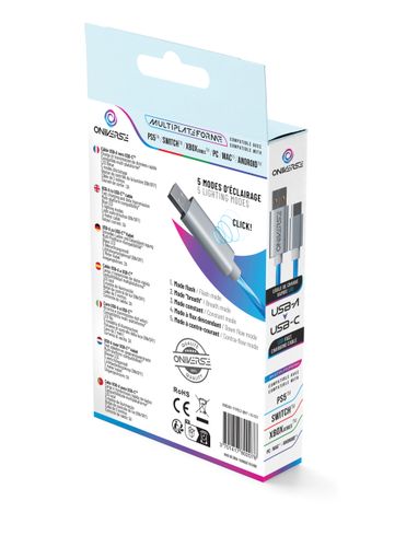 Kabel Oniverse LED Rapid Charge USB-A / USB-C na Arena.pl