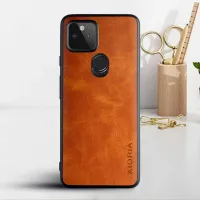 Etui AIORIA Vintage LEATHER do Google Pixel 4A 5G pomarańczowy